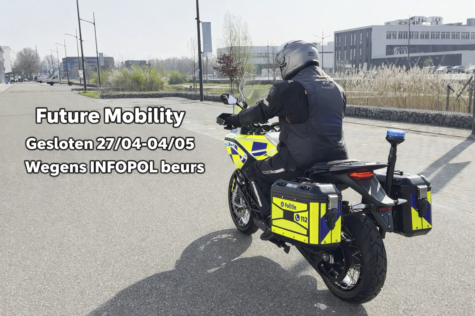 Opgelet: Sluiting eind april vanwege beurs