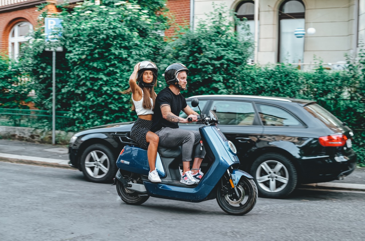 NIU NQi Sport in gebruik